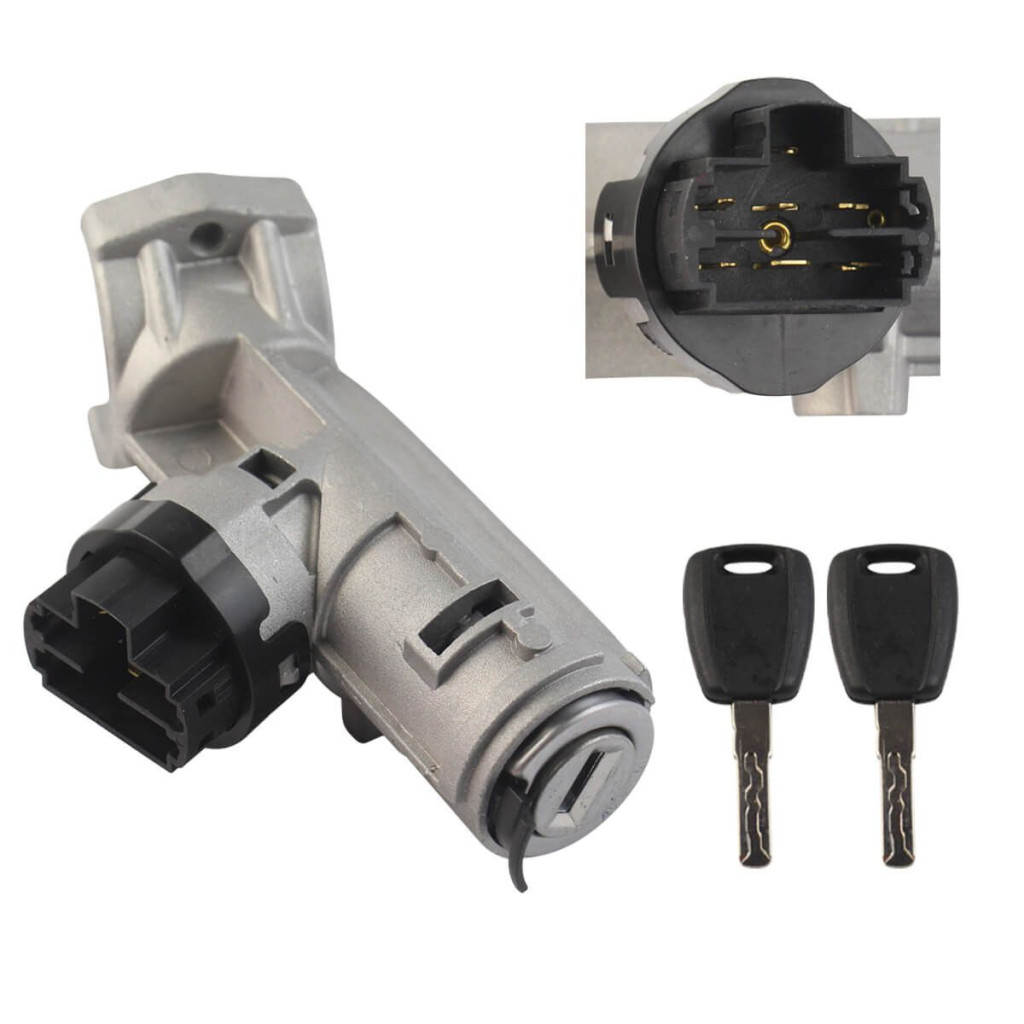 Bombín de arranque para Citroen Jumper 1, Boxer y Fiat Ducato 2 (2002-2006) con 2 llaves