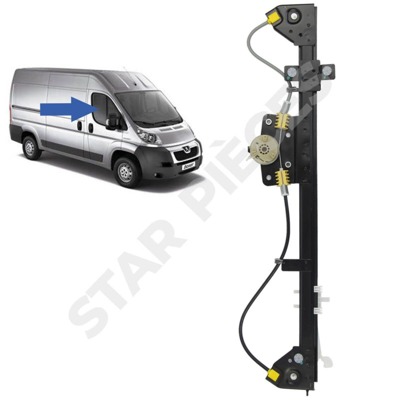 Interrupteur Lève-vitre Droit Pour Peugeot Boxer - Neuf - Référence NTY EWS-PE-010