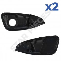 2 poignées de porte intérieures pour Seat Ibiza (2008-2017) avant gauche + avant droite (grise) 3