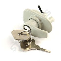 Poignée de coffre pour Renault 4 (4L) (R4) (1961-1992) vendu avec serrure et double de clés 7701029070 4