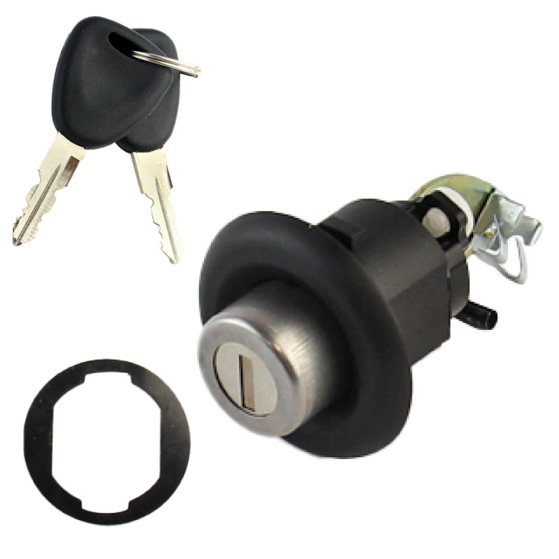 Serrure barillet bouton poussoir de coffre pour Dacia Sandero 1