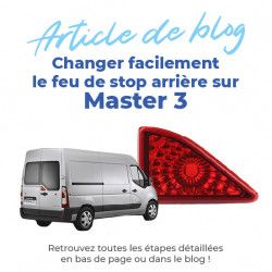 Feu stop additionnel porte arrière pour Renault Master 3 à partir de 2010. 6