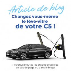 Lève vitre pour Citroën C5 (à partir de 2008) avant gauche (côté conducteur) 9