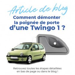 Poignée de porte intérieure pour Twingo 1 (1993-2007) avant gauche (côté conducteur) 4