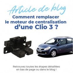 Serrure de coffre pour Clio 3 (2005-2012) centralisation hayon arrière - coffre 7