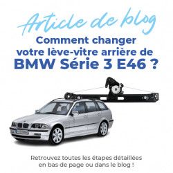 Lève vitre pour BMW Serie 3 E46 (1998-2005) arrière gauche (arrière du conducteur) 5