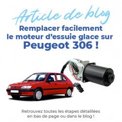 Moteur d'essuie glace avant pour Peugeot 306 (1993-2002) 8