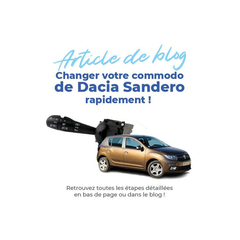 Mando luces de Dacia Sandero 2008-0 6001551361 de segunda mano