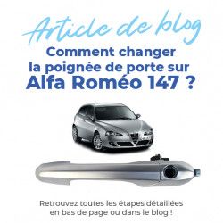 Poignée de porte extérieure pour Alfa Romeo 147 (2000-2010) avant gauche (côté conducteur) 4