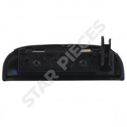 2 manijas de puerta exterior para Nissan Micra (1992-2002) delantero izquierdo + delantero derecho (negro) 3