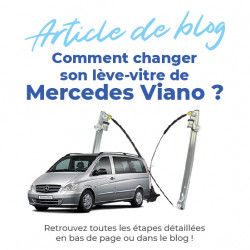 Lève vitre pour Mercedes Viano W639 (2003-2014) avant gauche (côté conducteur) 9