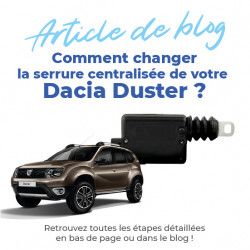 Serrure de porte pour Dacia Duster (2010-2017) centralisation de porte avant arrière et coffre 9