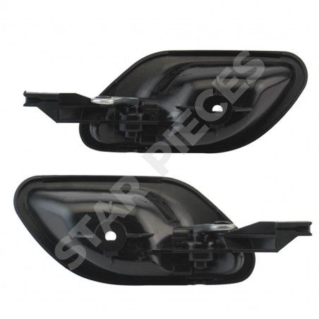 Série 7 E38 Intérieure Poignée De Porte Intérieure Gauche Pour BMW Série 5 E39 Et Série 7 E38 - Noir Chrome - Compatible 51218226049 Noir Chrome Remplacement