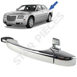 Poignée de porte extérieure pour Chrysler 300C (2004-2011) arrière gauche (côté conducteur) 2