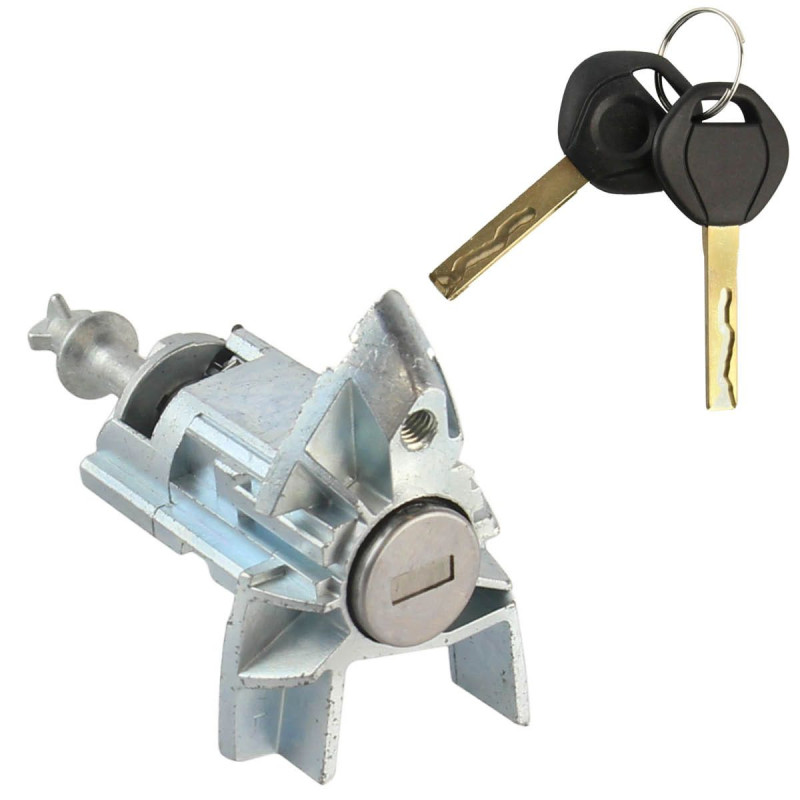 FanPaYY Cylindre de Serrure de porte de voiture avant gauche avec 2 clés  pour B-MW Série 3 E46 1998-2007 X5 E53 2000-2006 51217019975 : :  Auto et Moto