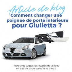 Poignée de porte intérieure pour Giulietta (à partir de 2010) arrière gauche (chromée) 8