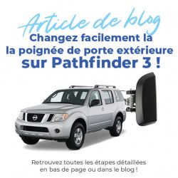 Poignée de porte extérieure pour Nissan Pathfinder 3 (2005-2013) arrière droite (arrière passager) 8