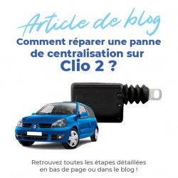 Serrure de porte pour Clio 2 (1998-2009) centralisation de porte avant arrière et coffre 9