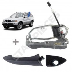 Mécanisme + poignée de porte pour BMW X5 E53 (2000-2006) avant gauche (côté conducteur) 2