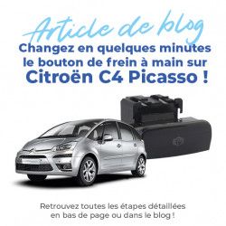 Bouton commande interrupteur de frein à main électrique Citroën C4 Picasso 1 & Grand Picasso 1 (2006-2013). 6