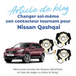 Contacteur tournant pour Nissan Qashqai et Qashqai +2 (2007-2013) 13