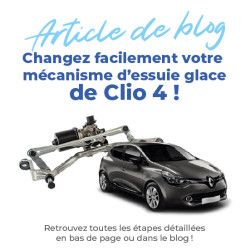 MECANISME ARTICULATION D'ESSUIE GLACE AVANT Pour Renault Clio 4 IV