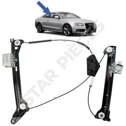 Lève vitre pour Audi A5 coupé (2007-2016) avant droit (côté passager) 1