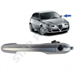 Poignée de porte extérieure pour Alfa Romeo 147 (2000-2010) avant gauche (côté conducteur) 2