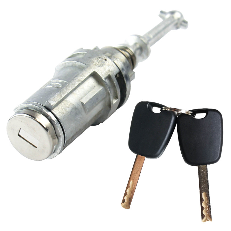 Serrure de porte pour Citroen C3 et C3 Pluriel (2002-2011) avant gauche (côté conducteur) vendu avec double de clé