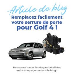 Serrure de porte pour Golf 4 et Golf 4 Break (1997-2006) centralisation de porte avant gauche (côté conducteur) 5