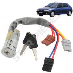 Neiman pour Peugeot 306 (1993-1997) contacteur de démarrage 6 fils vendu avec double de clés 2