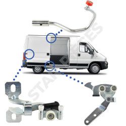 Kit roulettes de porte latérale pour Peugeot Boxer (2002-2006) porte coulissante droite 2