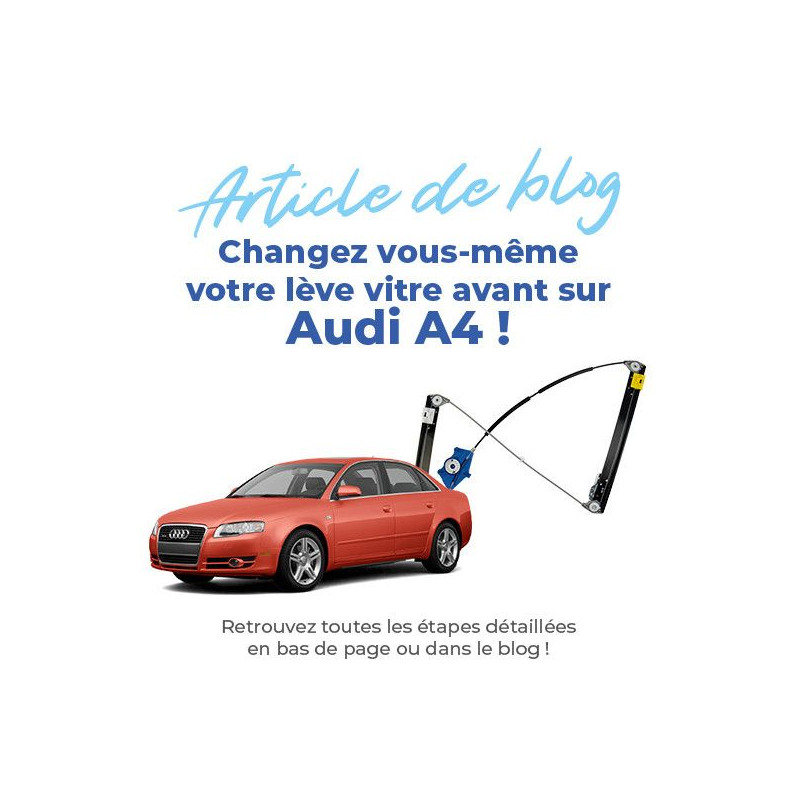 Pièces Vitre de fenêtre de porte avant quatre portes pour Audi