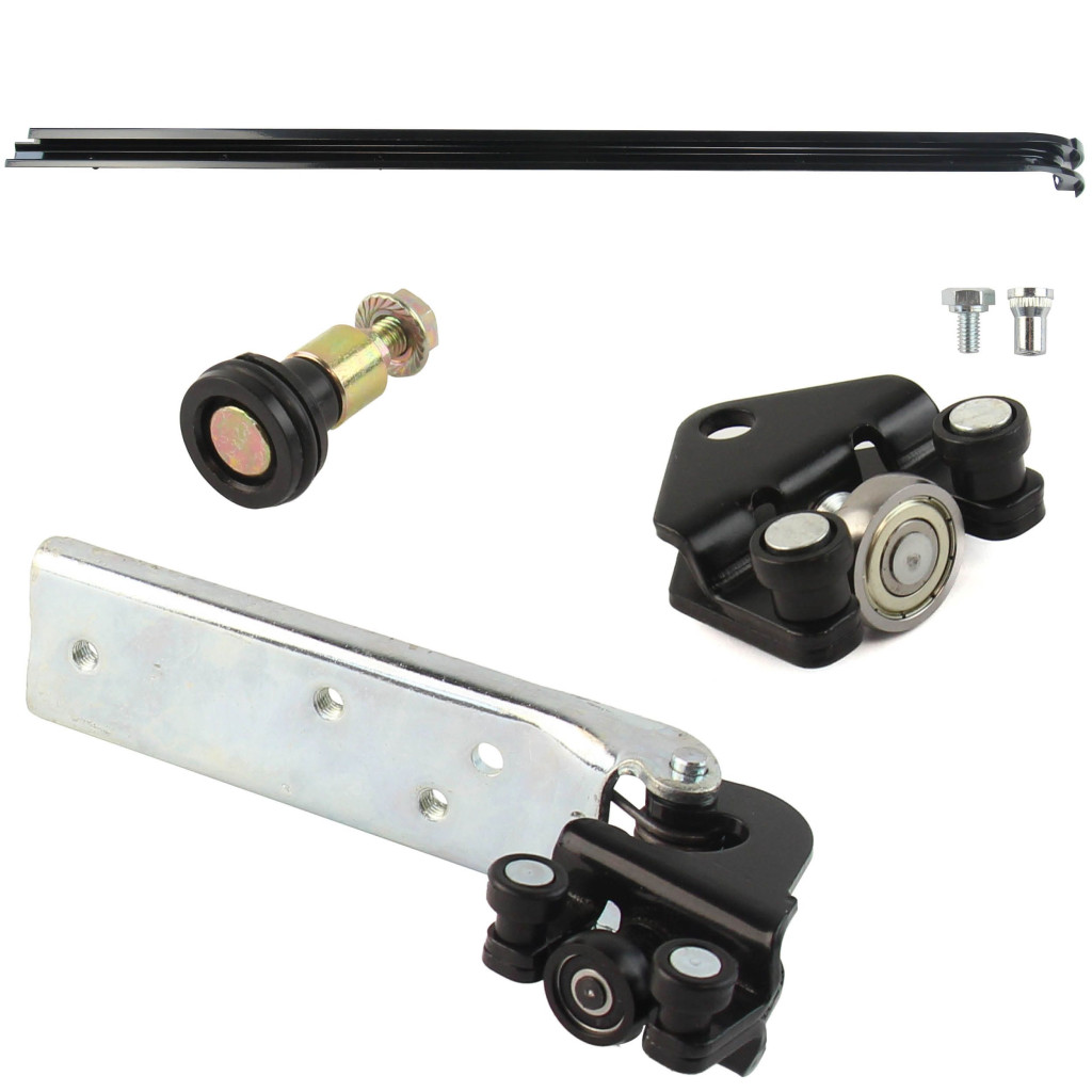 Kit rodillo puerta corredera derecha con carril para Renault Master 2 | Mejores precios con Star-Pièces