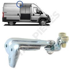 Roulette de porte latérale pour Fiat Ducato 3 (à partir de 2006) galet supérieur 1344234080, 9033V3 2