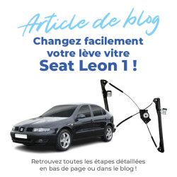 Lève vitre pour Seat Leon (1999-2006) avant gauche (côté conducteur) 3