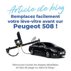 Lève vitre pour Peugeot 508 (2010-2018) avant gauche (côté conducteur) 8