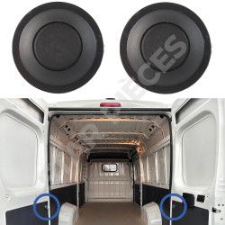 2 boutons poussoir intérieur pour Peugeot Boxer 3 (à partir de 2006) porte arrière battante droite et gauche 735426396 2