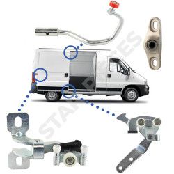 Kit roulettes de porte latérale avec détrompeur pour Jumper 2 (2002-2006) porte coulissante droite 3