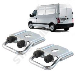 2 crochets de fermeture de porte battante pour Opel Movano A (1997-2010) supérieur ou intérieur porte battante arrière gauche 2
