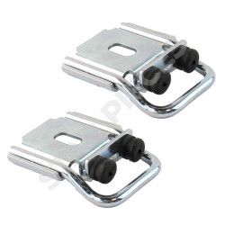 2 crochets de fermeture de porte battante pour Nissan Interstar (1997-2010) supérieur ou intérieur porte battante arrière gauche 6