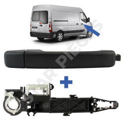 Poignée + mécanisme de porte pour Nissan NV400 (à partir de 2010) avant droite, latérale gauche et arrière battante 4