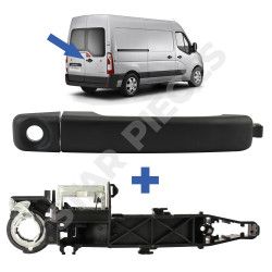 Poignée + mécanisme de porte pour Nissan NV400 (à partir de 2010) avant droite, latérale gauche et arrière battante 2
