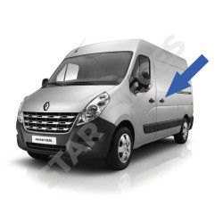 Poignée + mécanisme de porte pour Nissan NV400 (à partir de 2010) avant droite, latérale gauche et arrière battante 5
