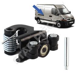 Roulette de porte latérale pour Opel Movano A (1997-2010) galet central 7700352379, 4500440 2