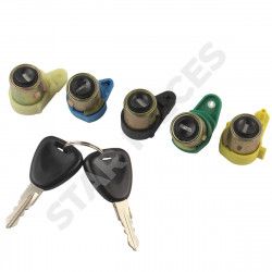 5 serrures de porte pour Nissan Kubistar (2003-2009) vendu avec double de clés 2