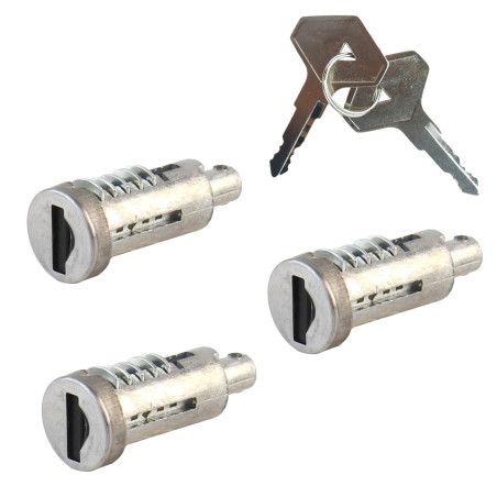 Lot 3 serrures pour Renault R15 (avant et coffre) | 7700514510 | Star-Pièces