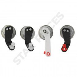 4 serrures de porte pour Renault Mascott (1998-2010) avant et arrière - avec 2 clés 3