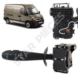 Commodo pour Renault Mascott (1999-2010) éclairage, clignotants et klaxon 7701057612, 2556000QAE 2