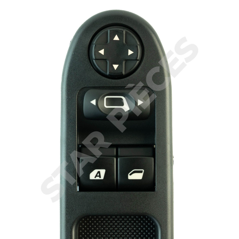 Interrupteur Lève-vitre Passager Pour Peugeot 207 (2007-2015) | Référence 6490.HQ / 6554.HJ | 6 Broches | Installation Simple Sans Modification